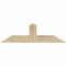 Ekena Millwork Portland Rough Sawn Timber Gable Bracket, Douglas Fir, 36"W x 10"H x 2"D x 4"F, 7/12 Pitch GBW036X10X0204POR00RDF - alternate 1